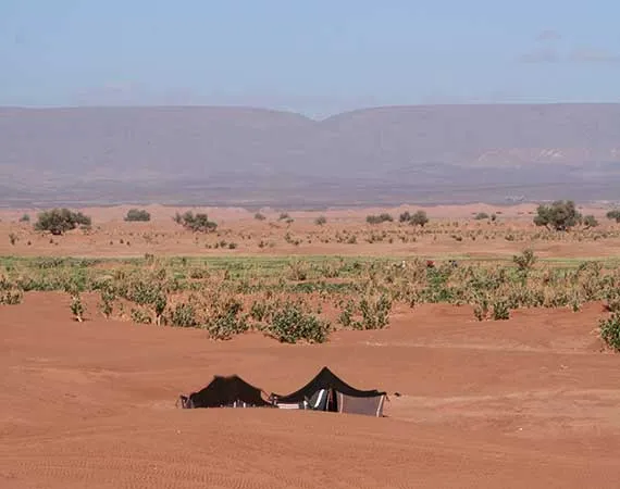 Bivouac mobile trek maroc