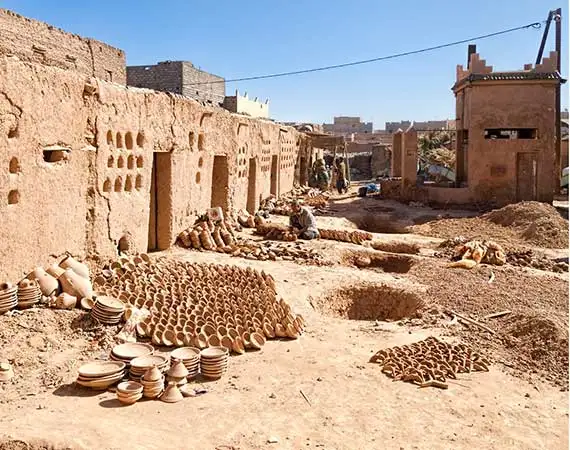 Tamegroute poteries vertes du desert