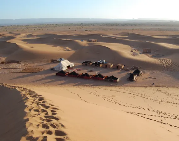 bivouac desert erg chegaga mhamid