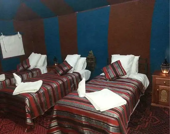couchage bivouac merzouga voyage jour de l an maroc