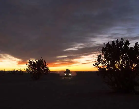 coucher soleil desert maroc