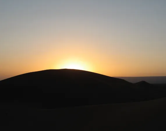 coucher soleil erg chegaga