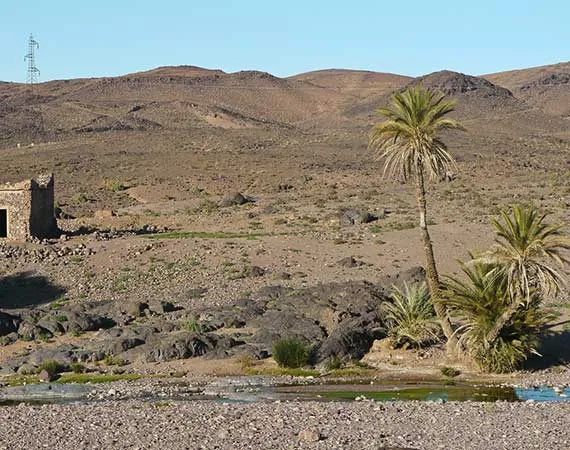 paysage sud maroc route Taliouine