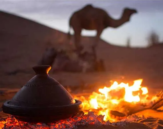 repas desert maroc
